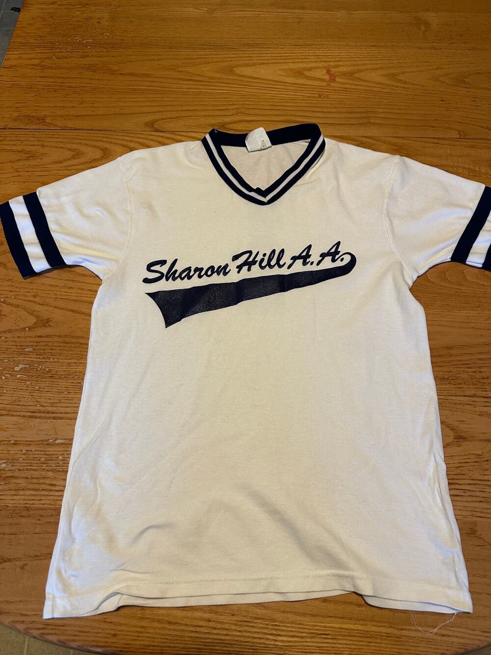 Vintage 70s Howe Athletic Apparel Sharon Hill A.A. Baseball Jersey Tee